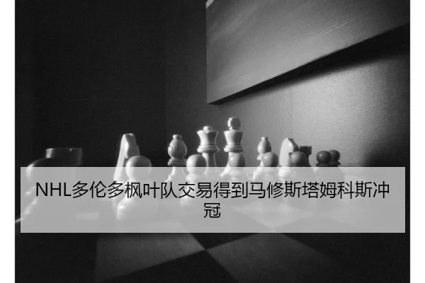 NHL多伦多枫叶队交易得到马修斯塔姆科斯冲冠